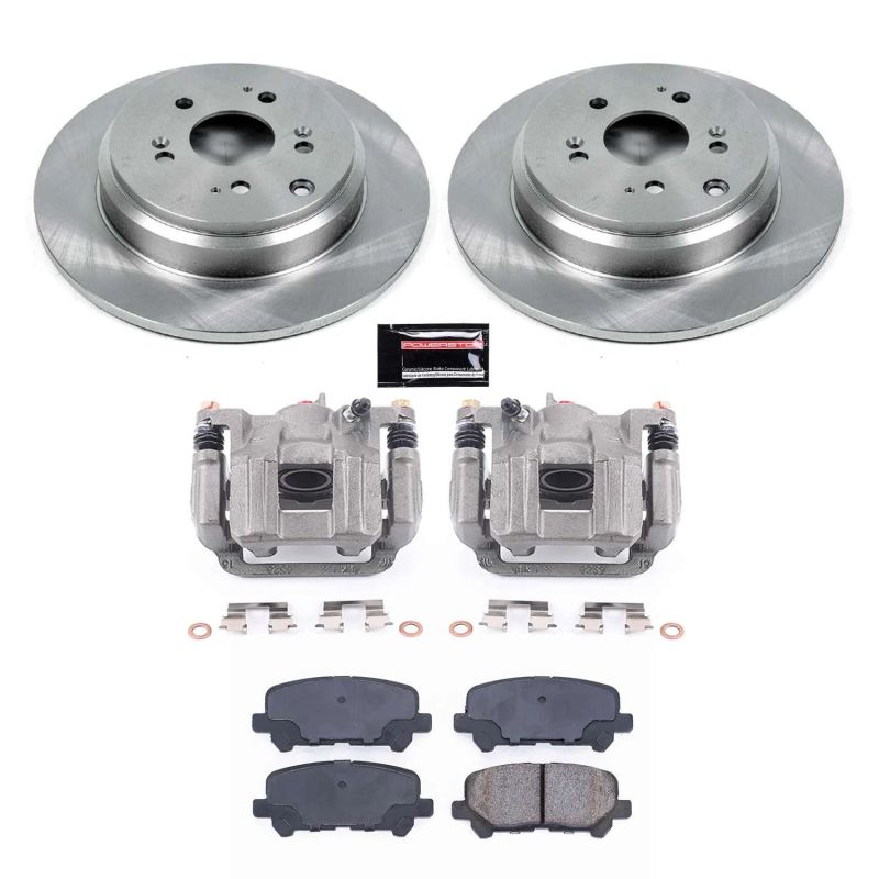 PSB Autospecialty Kit w/Cals - Power Stop 11-17 Honda Odyssey Rear Autospecialty Brake Kit w/Calipers
