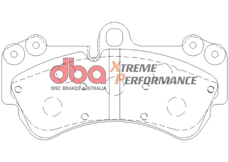 DBA XP650 Brake Pads - DBA 03-08 Porsche Cayenne S XP650 Front Brake Pads