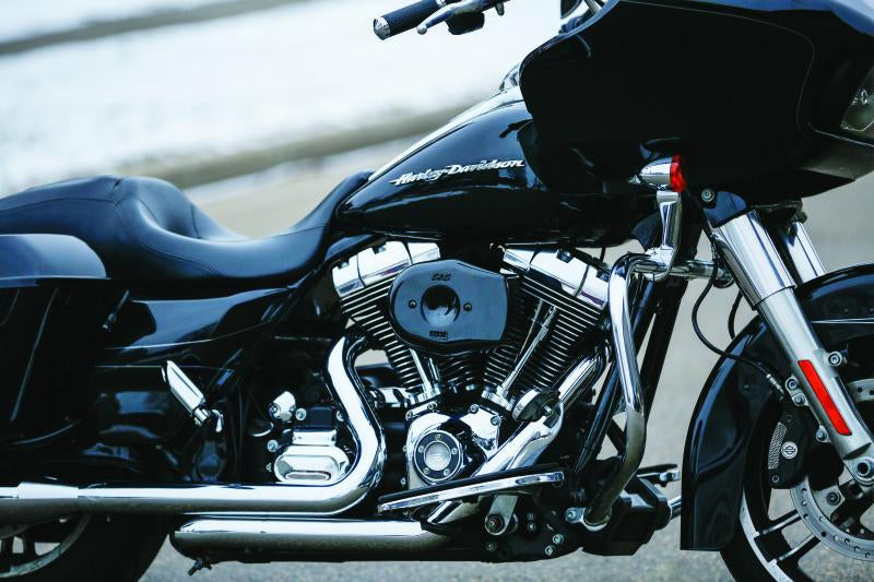 SSC Air Cleaner Kits - S&S Cycle 08-16 Touring/16-17 Softail Models Stealth Air Cleaner Kit w/ Black Tribute Cover