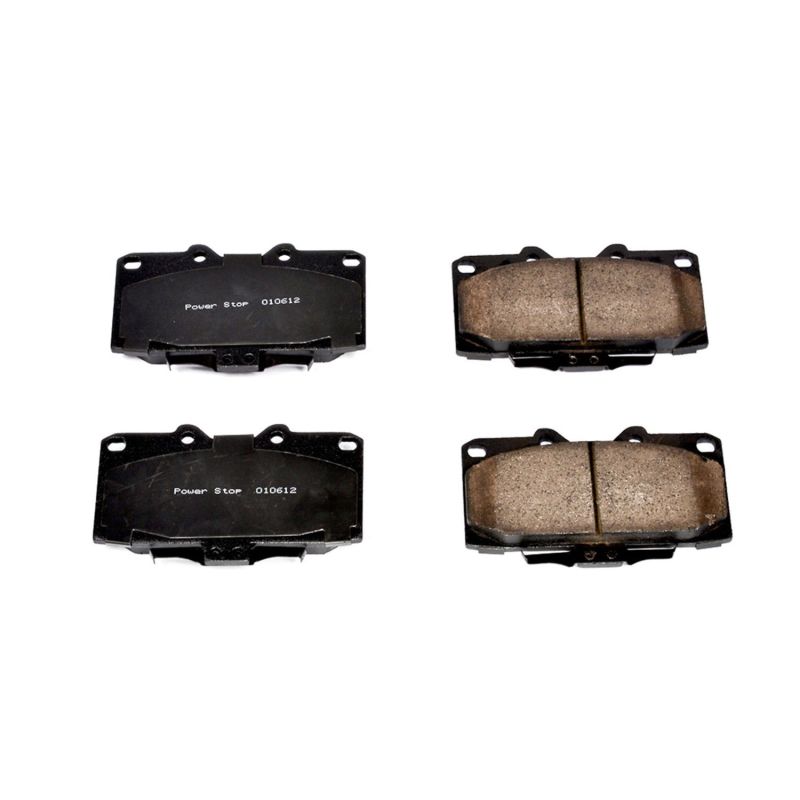 PSB Z16 Evolution Brake Pads - Power Stop 89-96 Nissan 300ZX Front Z16 Evolution Ceramic Brake Pads