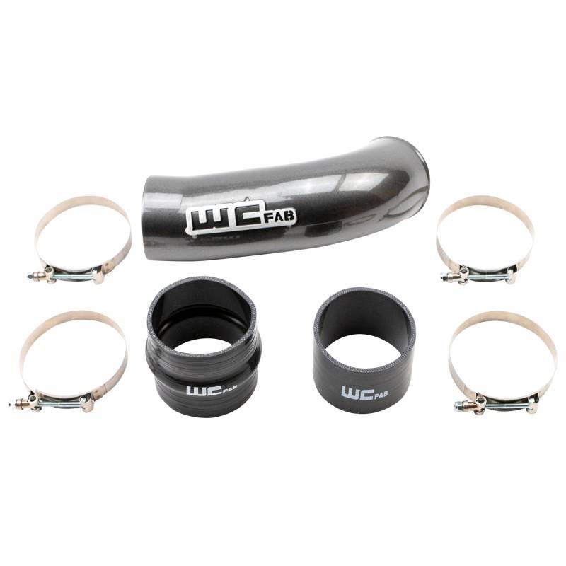 WCF Intake Pipe - Wehrli 2020-2024 Chevrolet 6.6L L5P Duramax 4in Intake Pipe (Use w/OEM Air Box) - Candy Red