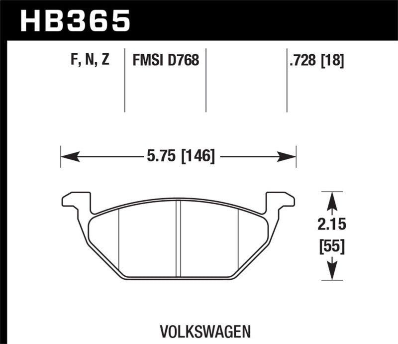 HAWK HPS 5.0 Brake Pad Sets - Hawk HPS 5.0 Street Brake Pads - Front