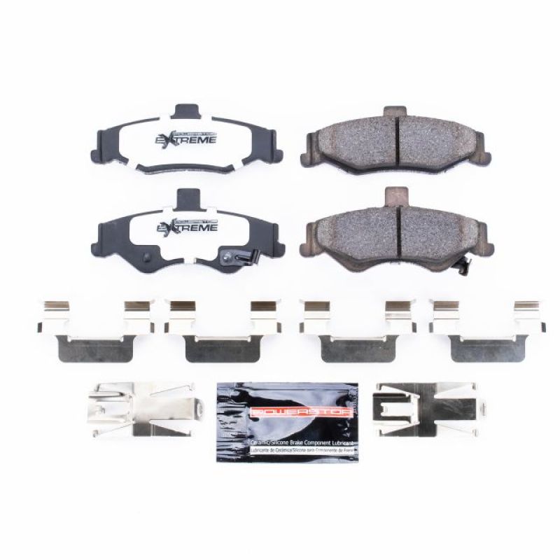 PSB Z26 Extreme Brake Pads - Power Stop 98-02 Chevrolet Camaro Rear Z26 Extreme Street Brake Pads w/Hardware