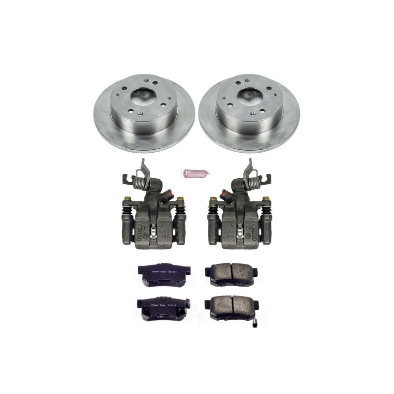 PSB Autospecialty Kit w/Cals - Power Stop 98-02 Honda Accord Rear Autospecialty Brake Kit w/Calipers