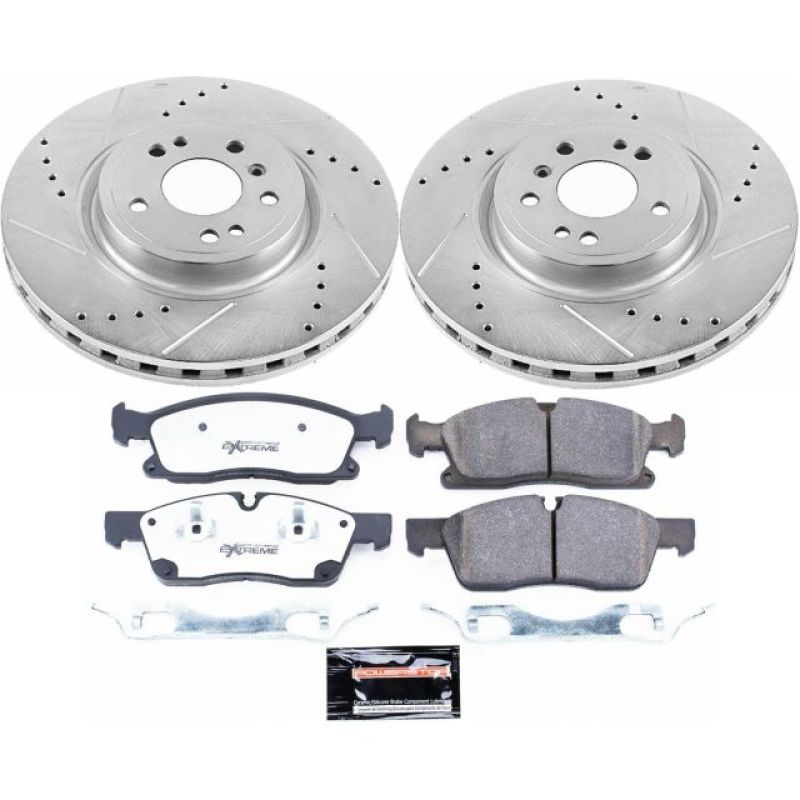 PSB Z36 Truck & Tow Kit - Power Stop 2016 Mercedes-Benz GLE300d Front Z36 Truck & Tow Brake Kit