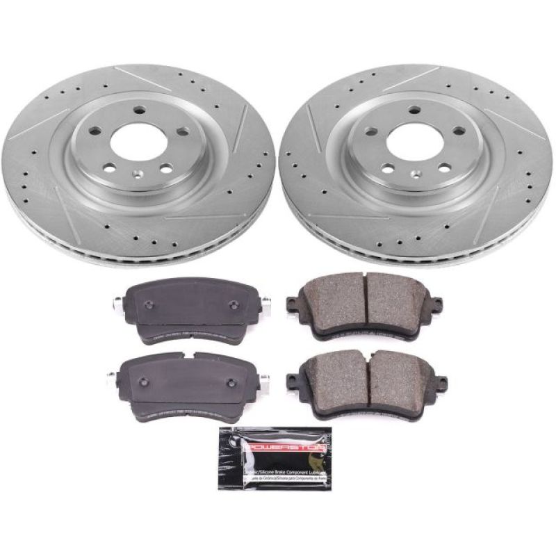 PSB Z23 Evolution Kit - Power Stop 17-19 Audi A4 Rear Z23 Evolution Sport Brake Kit