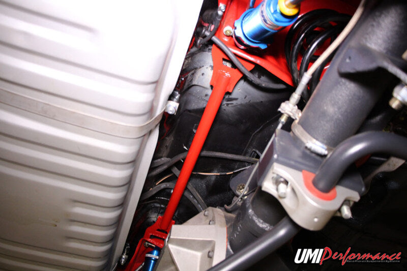 UMI Strut Tower Braces - UMI Performance 68-72 GM A-Body Rear Shock Tower Brace Bolt In