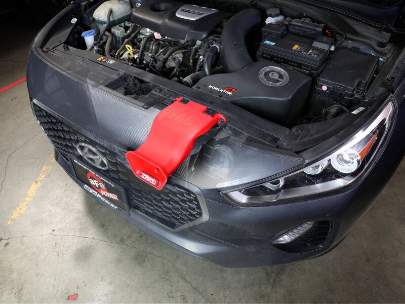 AFE Takeda Momentum Intake - aFe 18-20 Hyundai Elantra GT L4-1.6L (t) Takeda Momentum Dynamic Air Scoop - Red