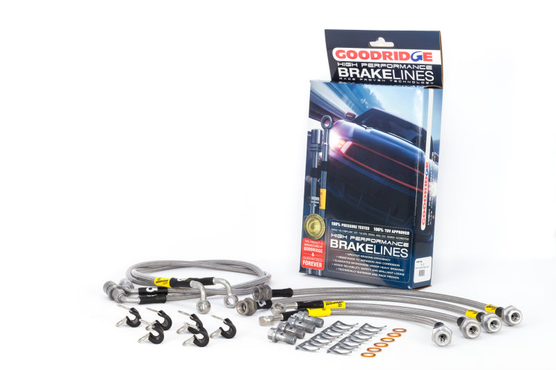 GR G-Stop Brake Line Kits - Goodridge 00-06 Chevrolet Tahoe (Rear Disc w/ Stabila Trak) Stainless Steel Brake Line Kit