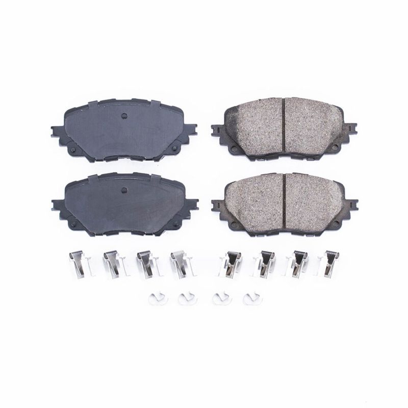 PSB Z17 Evolution Brake Pads - Power Stop 17-19 Fiat 124 Spider Front Z17 Evolution Ceramic Brake Pads w/Hardware