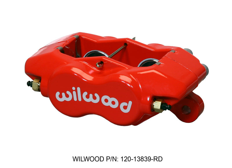 WIL Dynalite Caliper - Wilwood Caliper-Forged Dynalite-Red 1.38in Pistons .81in Disc