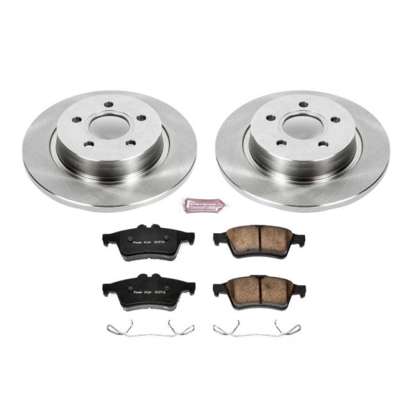 PSB Autospecialty Kit - Power Stop 08-13 Volvo C30 Rear Autospecialty Brake Kit
