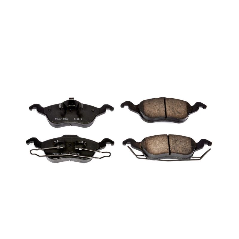 PSB Z16 Evolution Brake Pads - Power Stop 00-04 Ford Focus Front Z16 Evolution Ceramic Brake Pads