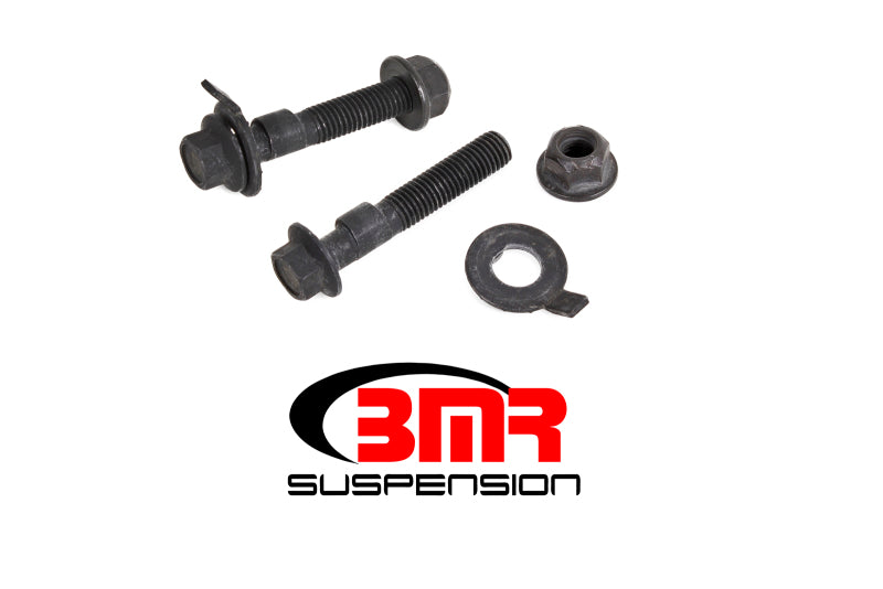 BMR Camber Bolts - BMR 15-17 S550 Mustang Front Camber Bolts (2.5 Degree Offset) - Black