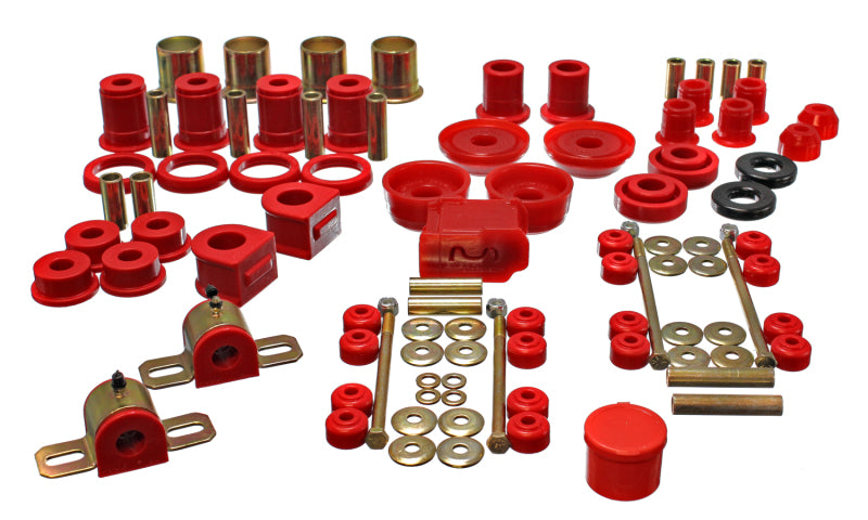 ES Hyper-Flex Sets - Red - Energy Suspension 93-02 Chevrolet Camaro Red Hyper-flex Master Bushing Set
