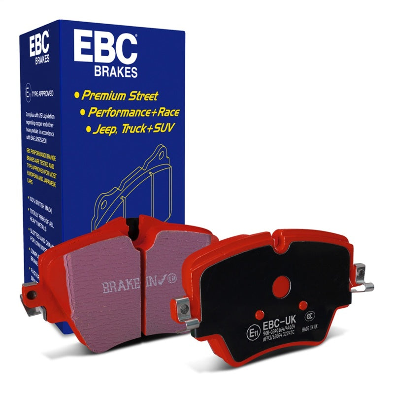 EBC Redstuff Brake Pad Sets - EBC 2017+ Mini Cooper Countryman (F60) 1.5L Turbo Redstuff Front Brake Pads
