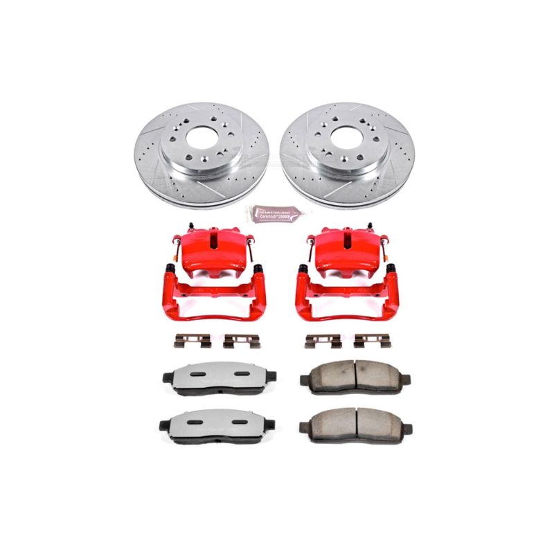 PSB Z36 Truck & Tow Kit - Power Stop 06-08 Lincoln Mark LT Front Z36 Truck & Tow Kit w/Cals