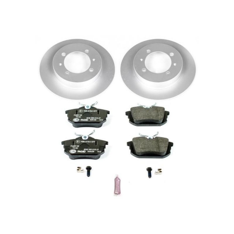 PSB Euro-Stop Kit - Power Stop 00-04 Volvo S40 Rear Euro-Stop Brake Kit