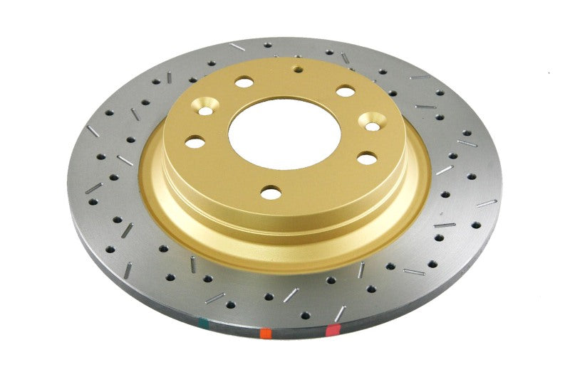 DBA 4000 Slot&Drill Rotors - DBA 06-15 Ford Fusion Rear 4000 Series Drilled & Slotted Rotors