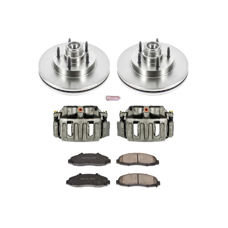 PSB Autospecialty Rotor - Power Stop 99-00 Ford F-150 Front Autospecialty Kit w/Cals