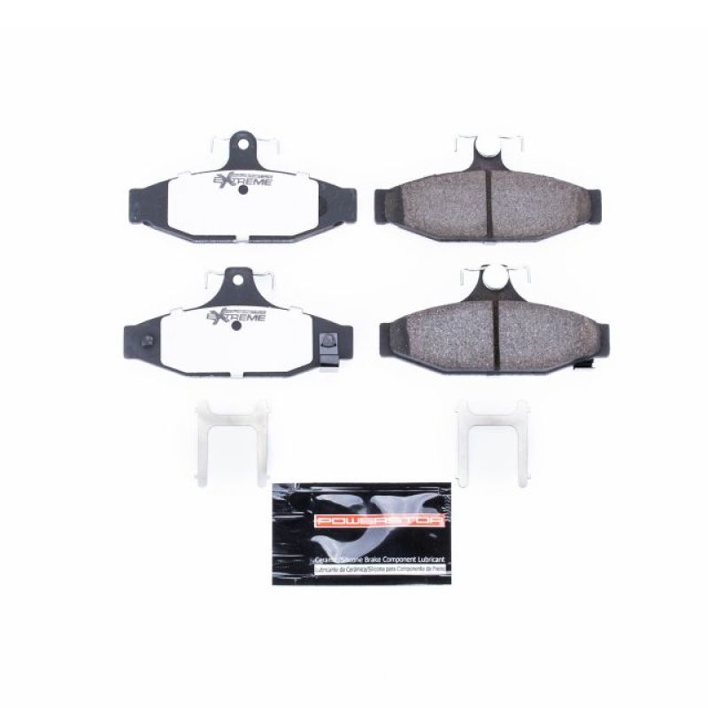 PSB Z26 Extreme Brake Pads - Power Stop 87-97 Chevrolet Camaro Rear Z26 Extreme Street Brake Pads w/Hardware