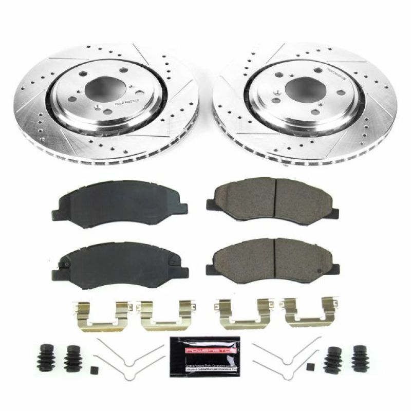 PSB Z23 Evolution Kit - Power Stop 18-19 Honda Odyssey Front Z23 Evolution Sport Brake Kit