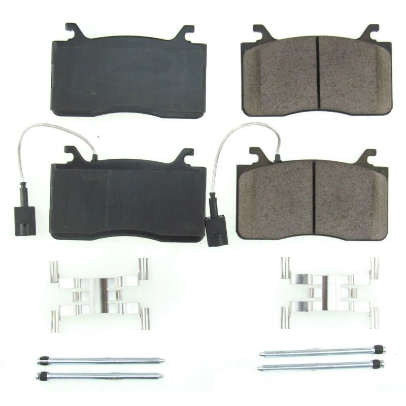 PSB Z17 Evolution Brake Pads - Power Stop 17-18 Alfa Romeo Giulia Front Z17 Evolution Ceramic Brake Pads w/Hardware