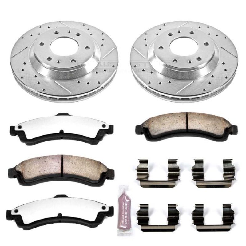 PSB Z36 Truck & Tow Kit - Power Stop 04-05 Buick Rainier Front Z36 Truck & Tow Brake Kit