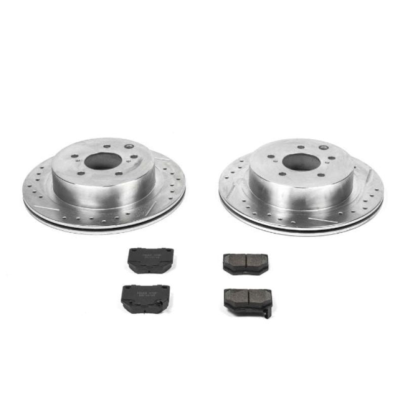 PSB Z23 Evolution Kit - Power Stop 89-96 Nissan 300ZX Rear Z23 Evolution Sport Brake Kit