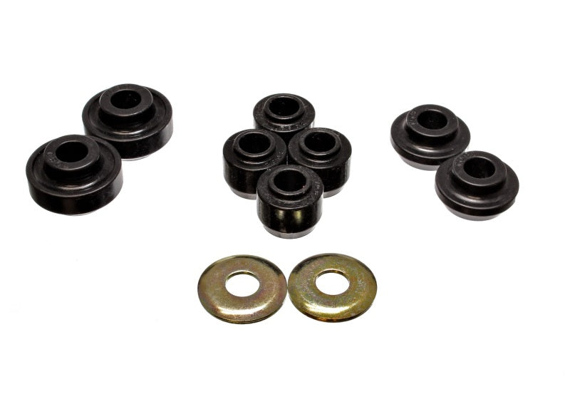 ES Strut Bushings - Black - Energy Suspension 86-95 Ford Taurus Black Front Strut Rod Bushing Set