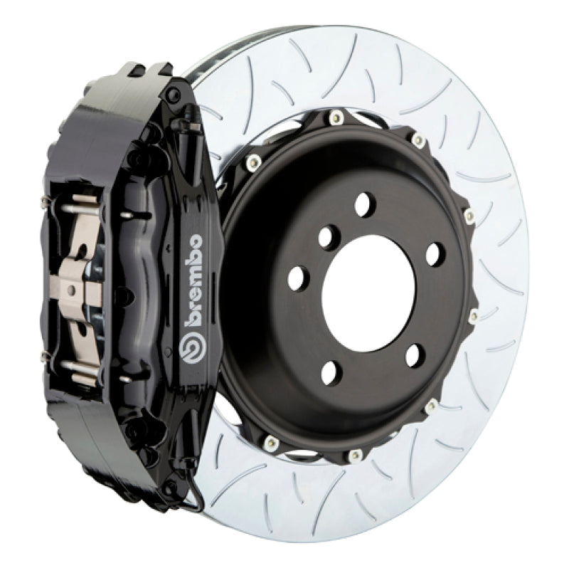BRB Big Brake Kits - Brembo 80-89 930 Front GT BBK 4 Piston Cast 2pc 355x32 2pc Rotor Slotted Type-3-Black