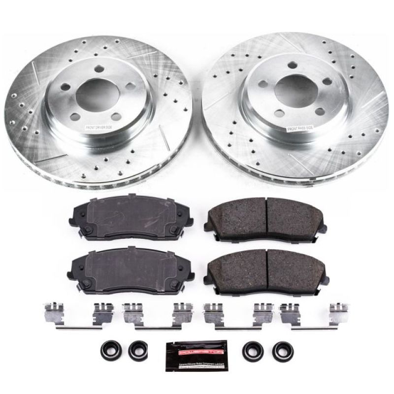 PSB Z23 Evolution Kit - Power Stop 05-19 Chrysler 300 Front Z23 Evolution Sport Brake Kit