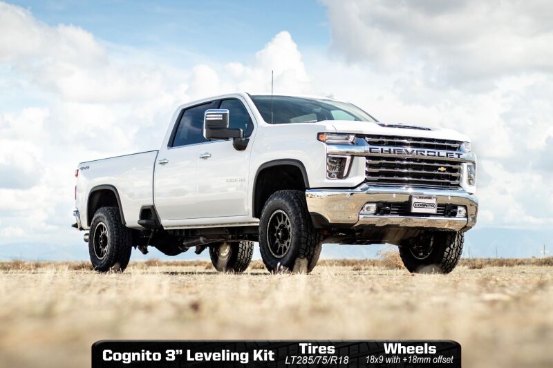 COG Leveling Kit - Elite - Cognito 20-24 Chevy/GMC Silv/Sierra 2500/3500 HD 2WD/4WD 3in Elite Leveling Kit w/ Elka 2.5 RR