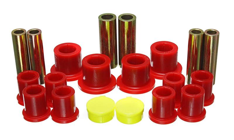 ES Spring/Shackle Bush - Red - Energy Suspension F150 2/4Wd Rear Leaf Spring St - Red