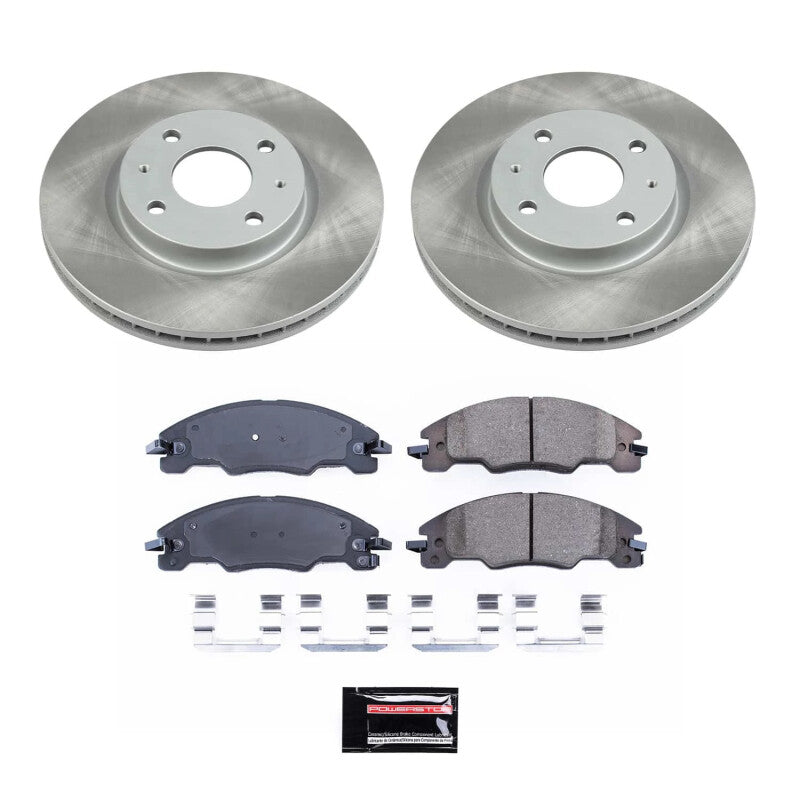 PSB Semi-Coated Rotor Kits - Power Stop 08-11 Ford Focus Front Semi-Coated Rotor Kit