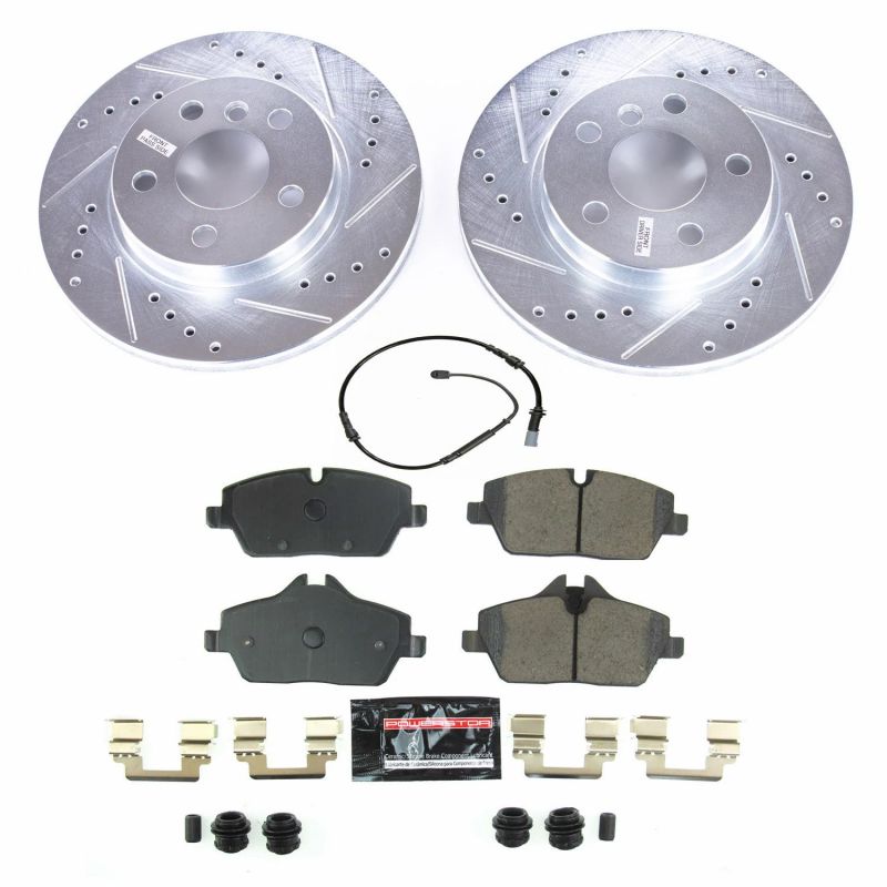 PSB Z23 Evolution Kit - Power Stop 14-19 BMW i3 Front Z23 Evolution Sport Brake Kit