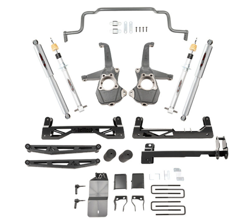 BT Lift Kit w Shocks - Belltech 19-20 Silverado / GMC Sierra 1500 4WD 6in Suspension Lift Kit w/ Shocks&Fr Swaybar