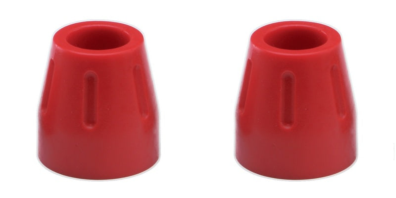 ES Bump Stops - Red - Energy Suspension Universal Red 1-1/2in OD x 11/16in McPherson ID Strut Bump Stop Set