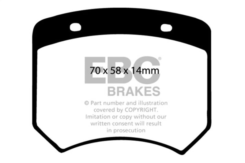 EBC Ultimax2 Brake Pad Sets - EBC 18+ Honda Accord EX Sedan 1.5T Ultimax Rear Brake Pads