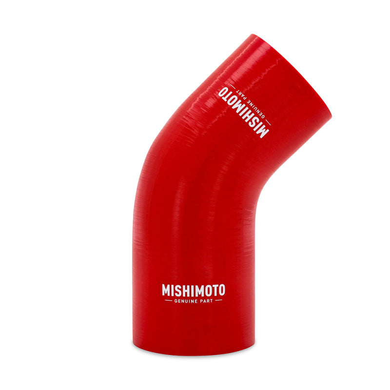 MM Couplers - 45 Deg - Mishimoto Silicone Reducer Coupler 45 Degree 2.5in to 2.75in - Red