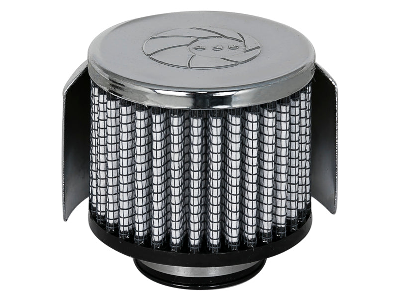 AFE Universal Pro Dry S Filter - aFe MagnumFLOW Air Filters CCV PDS A/F CCV PDS 1-3/8Fx3Bx3T(Chr w/HS)x2-1/2H