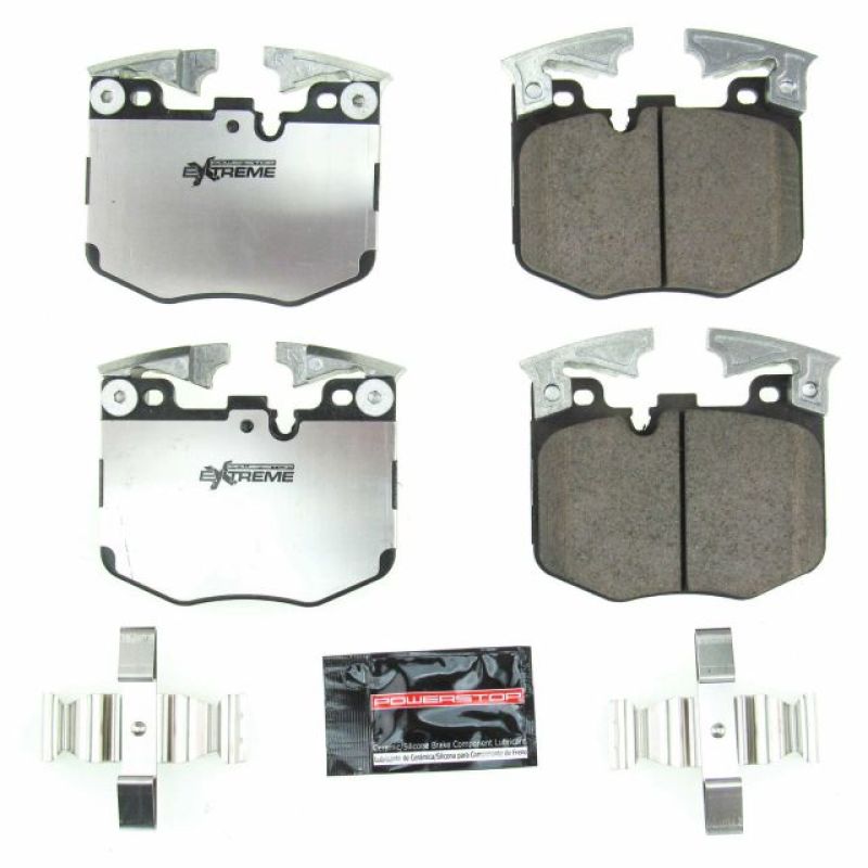 PSB Z26 Extreme Brake Pads - Power Stop 2019 BMW 330i Front Z26 Extreme Street Brake Pads w/Hardware