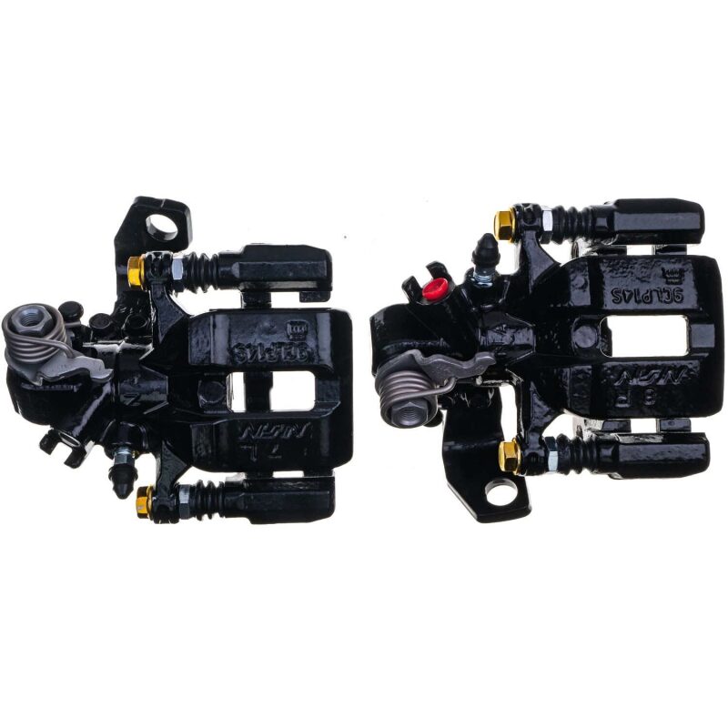 PSB Black Calipers - Power Stop 06-11 Acura CSX Rear Black Caliper - Pair w/Bracket