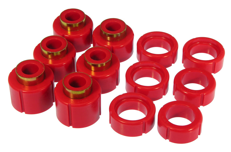 PRO Body/Subframe Bush - Red - Prothane 88-98 GM Std Cab 2/4wd Cab Mount - Red
