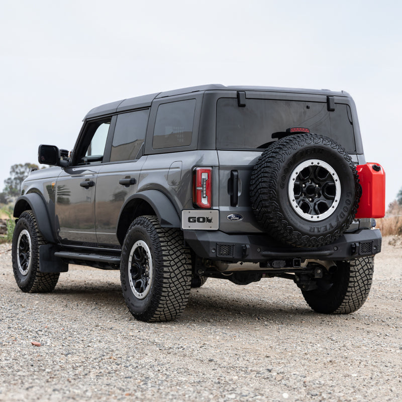 GOR Rockline Bumper - Go Rhino 21-24 Ford Bronco 2/4dr (Excl. Sport) Rockline Rear Full Width Bumper