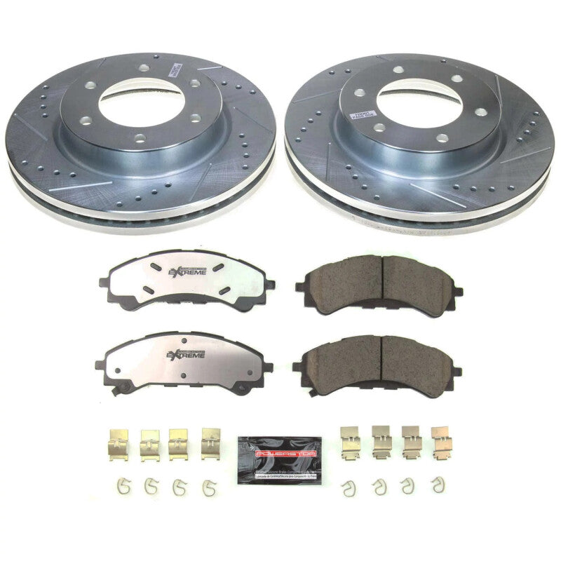 PSB Z36 Truck & Tow Kit - Power Stop 19-22 Ford Ranger Front Z36 Truck & Tow Brake Kit