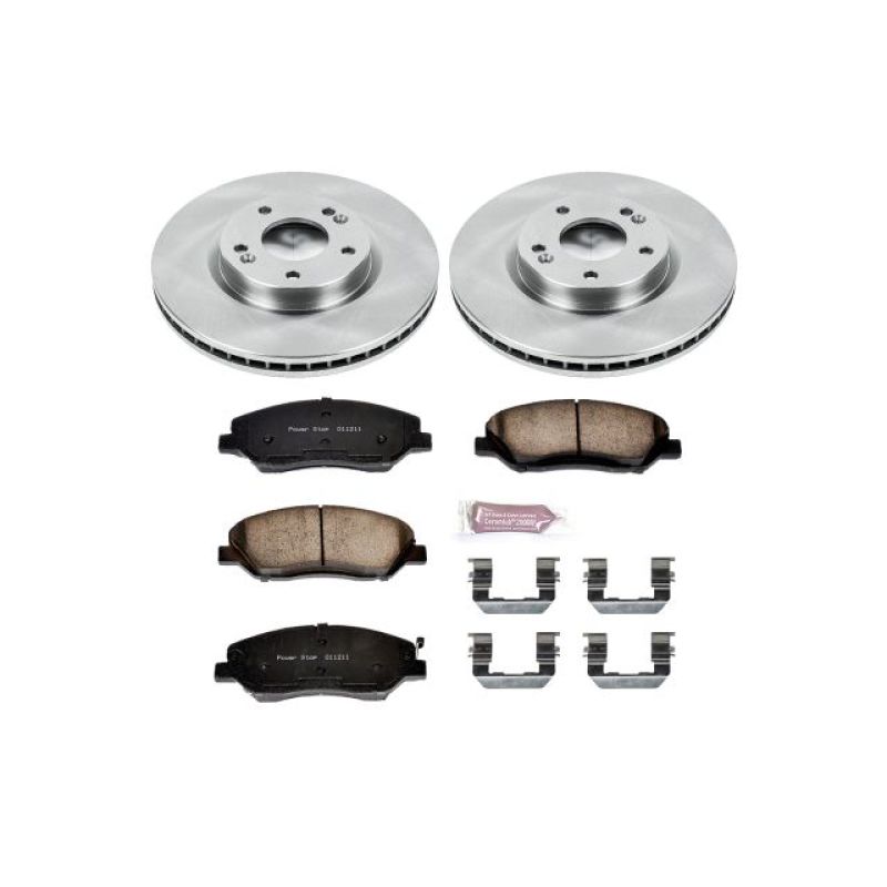 PSB Autospecialty Kit - Power Stop 07-09 Hyundai Santa Fe Front Autospecialty Brake Kit