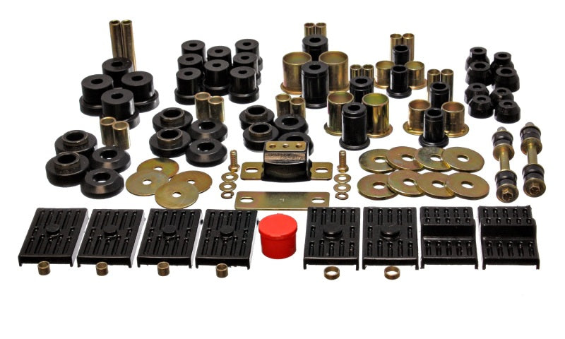 ES Hyper-Flex Sets - Black - Energy Suspension 76-79 Firebird / 75-79 Nova Black Hyper-flex Master Bushing Set