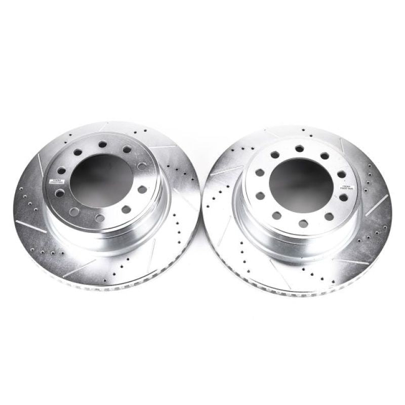 PSB Evolution Drill/Slot Rotor - Power Stop 11-18 Ram 5500 Front Drilled & Slotted Rotor - Pair