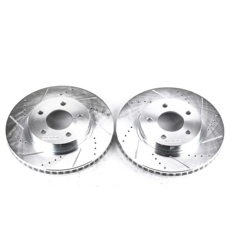 PSB Evolution Drill/Slot Rotor - Power Stop 05-06 Chevrolet Equinox Front Evolution Drilled & Slotted Rotors - Pair